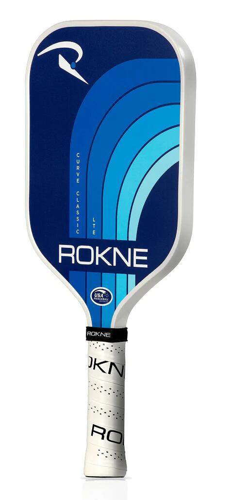 Rokne Curve Classic LTE Pickleball Paddle - Royal Blue 2/4