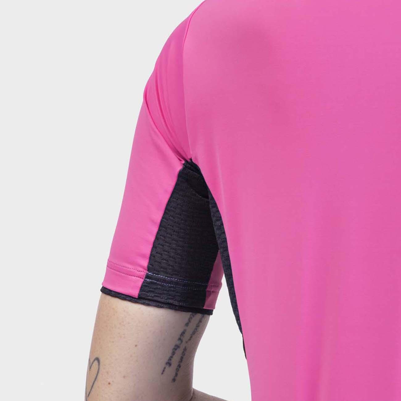 Alé Color Block Damen Kurzarmtrikot Rosa 4/5