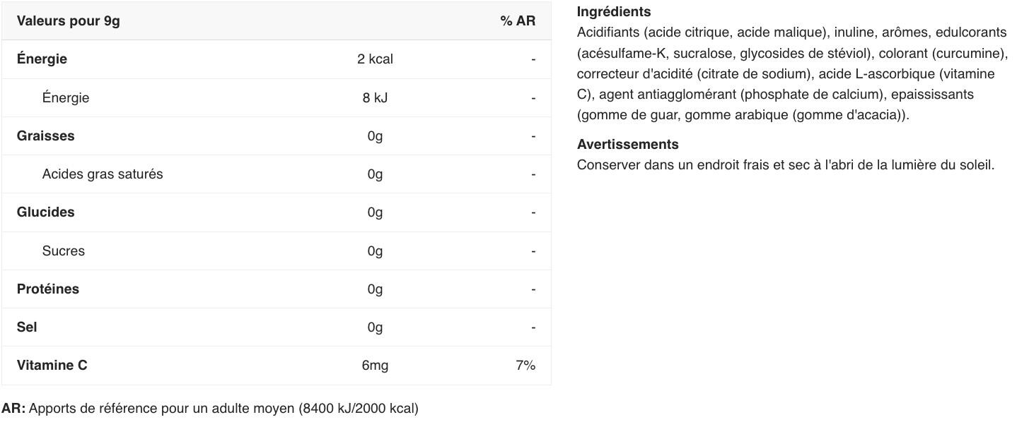 Boissons à diluer - BOLERO® - Piment au Citron 2/4