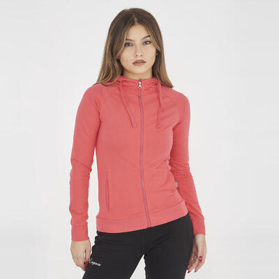 Felpa sportiva con zip DAIR viola