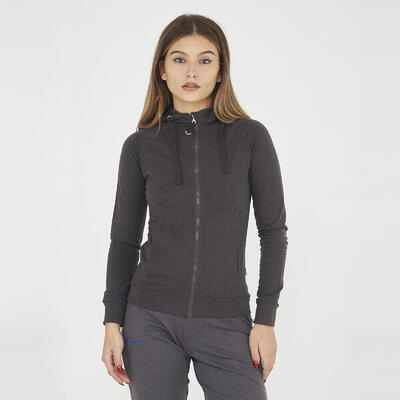 Felpa sportiva con zip DAIR viola