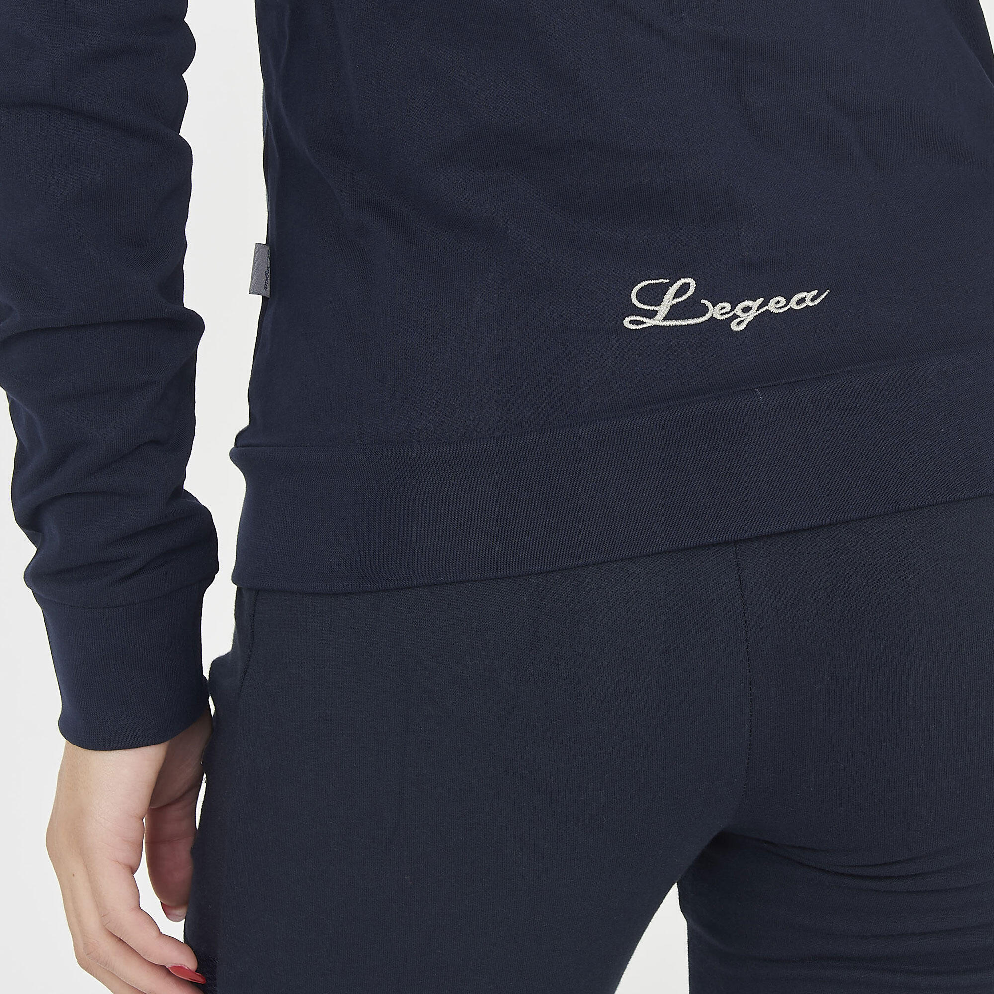 Felpa sportiva con zip DAIR blu 5/6