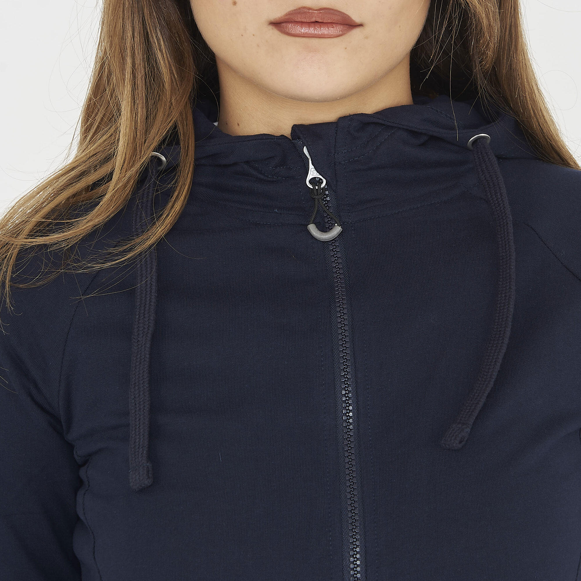 Felpa sportiva con zip DAIR blu 4/6