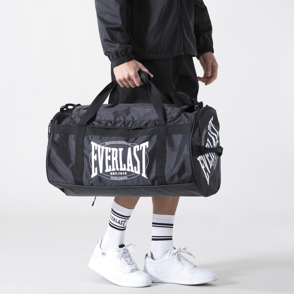 ICONIC GYM BAG LARGE BLACK POLYESTER