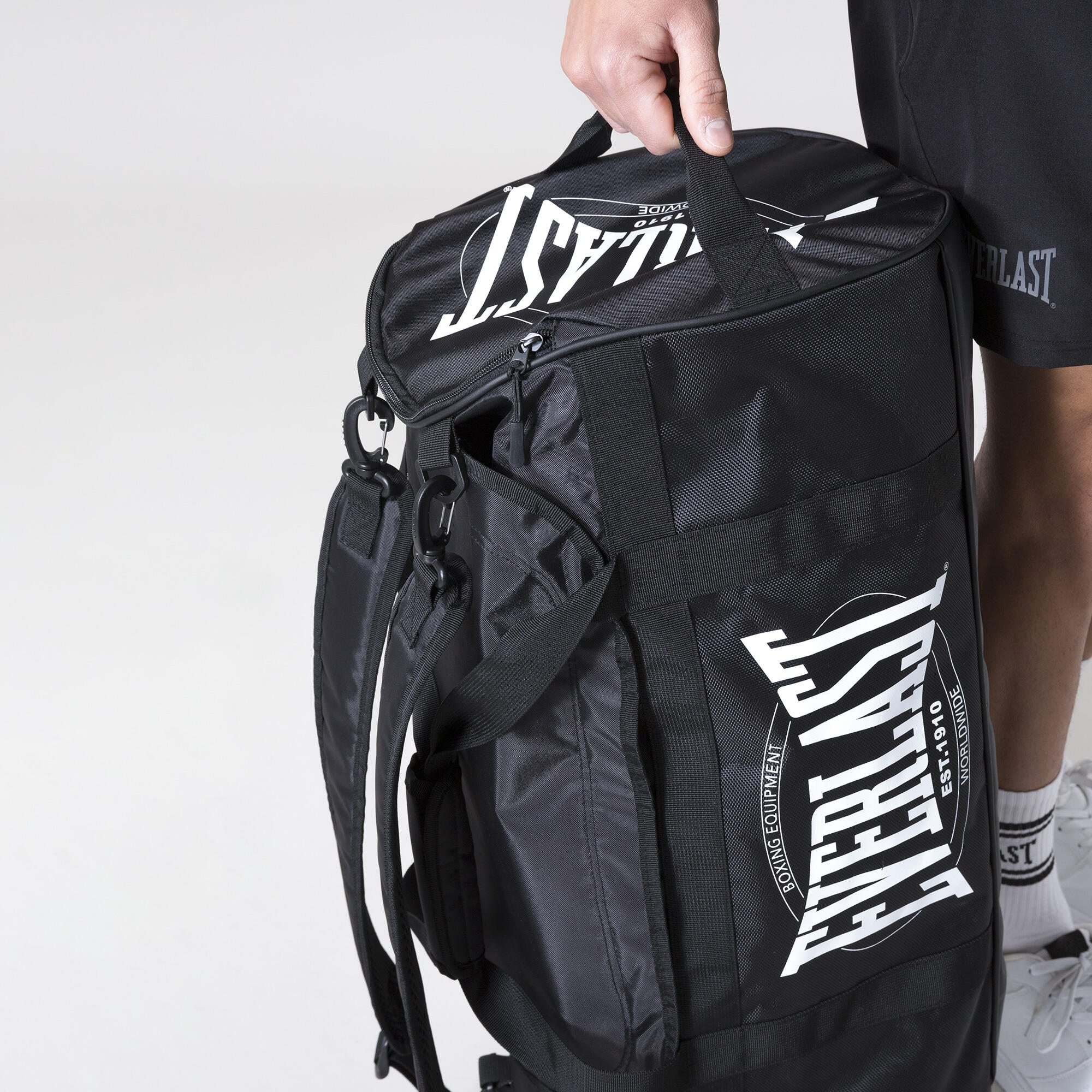 ICONIQUE GRAND SAC DE SPORT NOIR POLYESTER 5/7