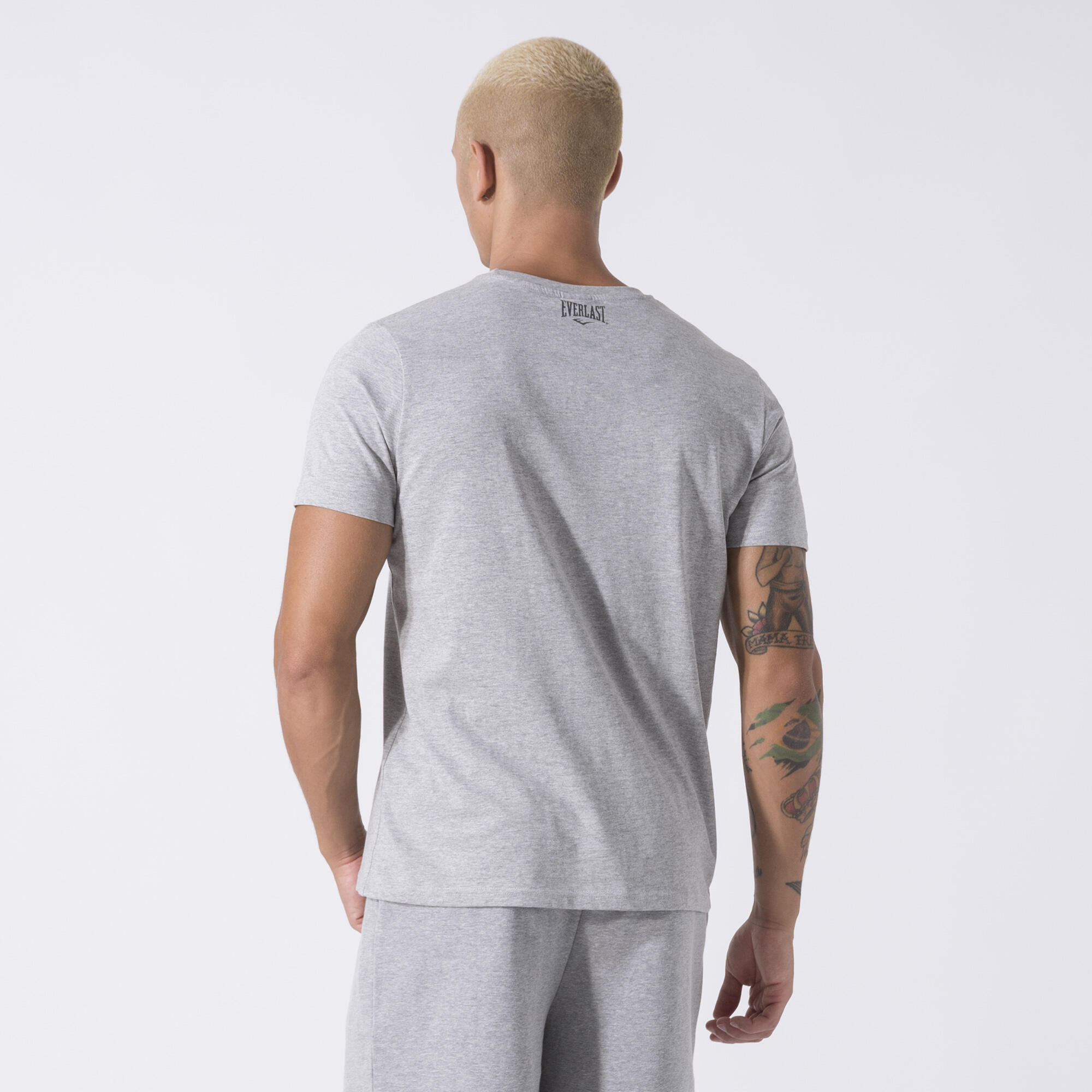 Camiseta icónica con logo GRIS MELANGE ALGODÓN, POLIÉSTER 4/7