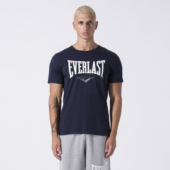 TEE-SHIRT ICONIQUE AVEC LOGO BLEU MARINE COTON