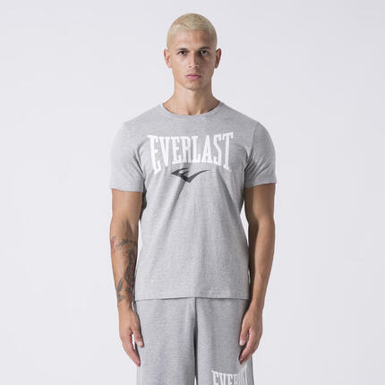ICONISCHES T-SHIRT MIT LOGO Grau Melange BAUMWOLLE, POLYESTER