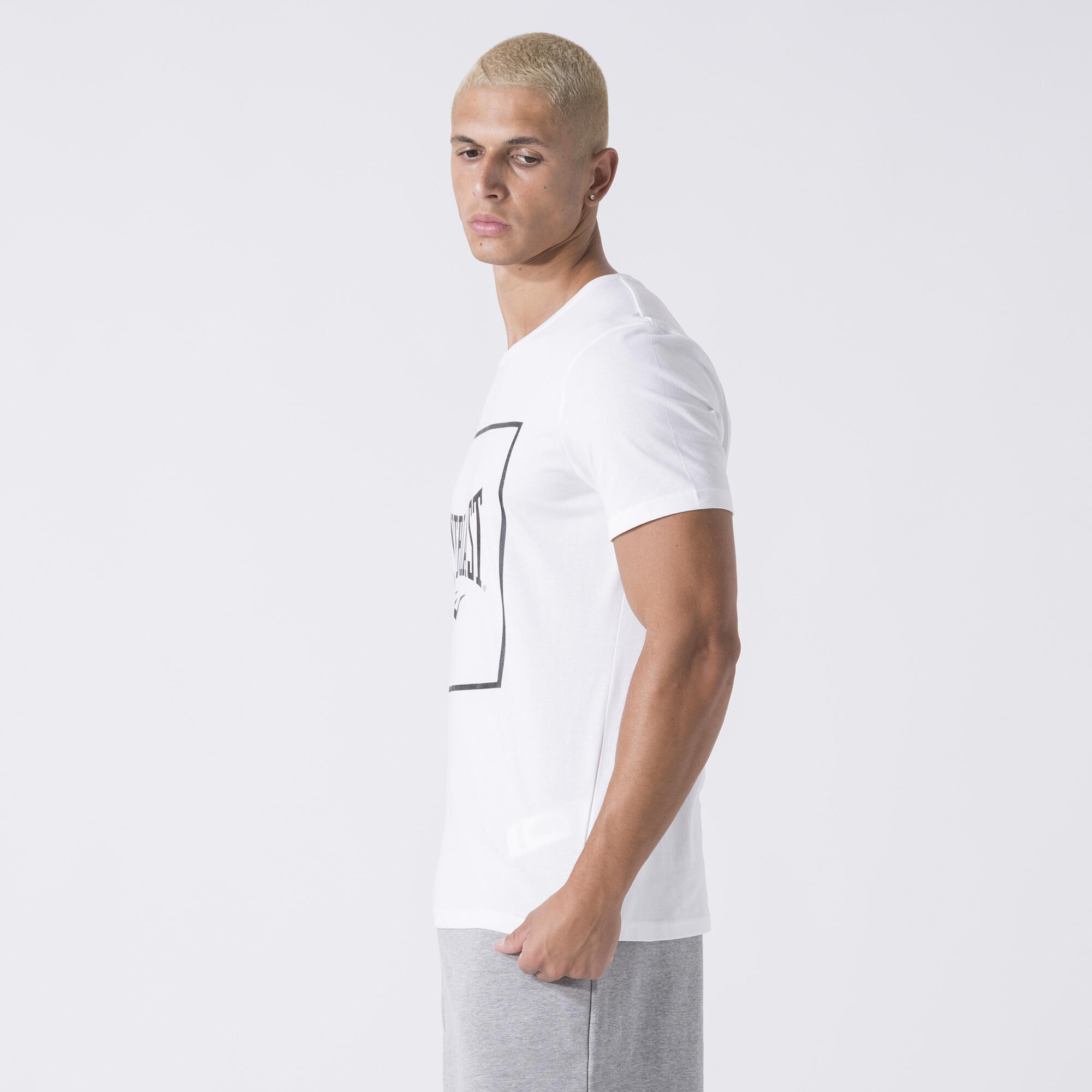 T-SHIRT ICONIQUE AVEC GRAPHIQUE BLANC CASSE COTON 3/7