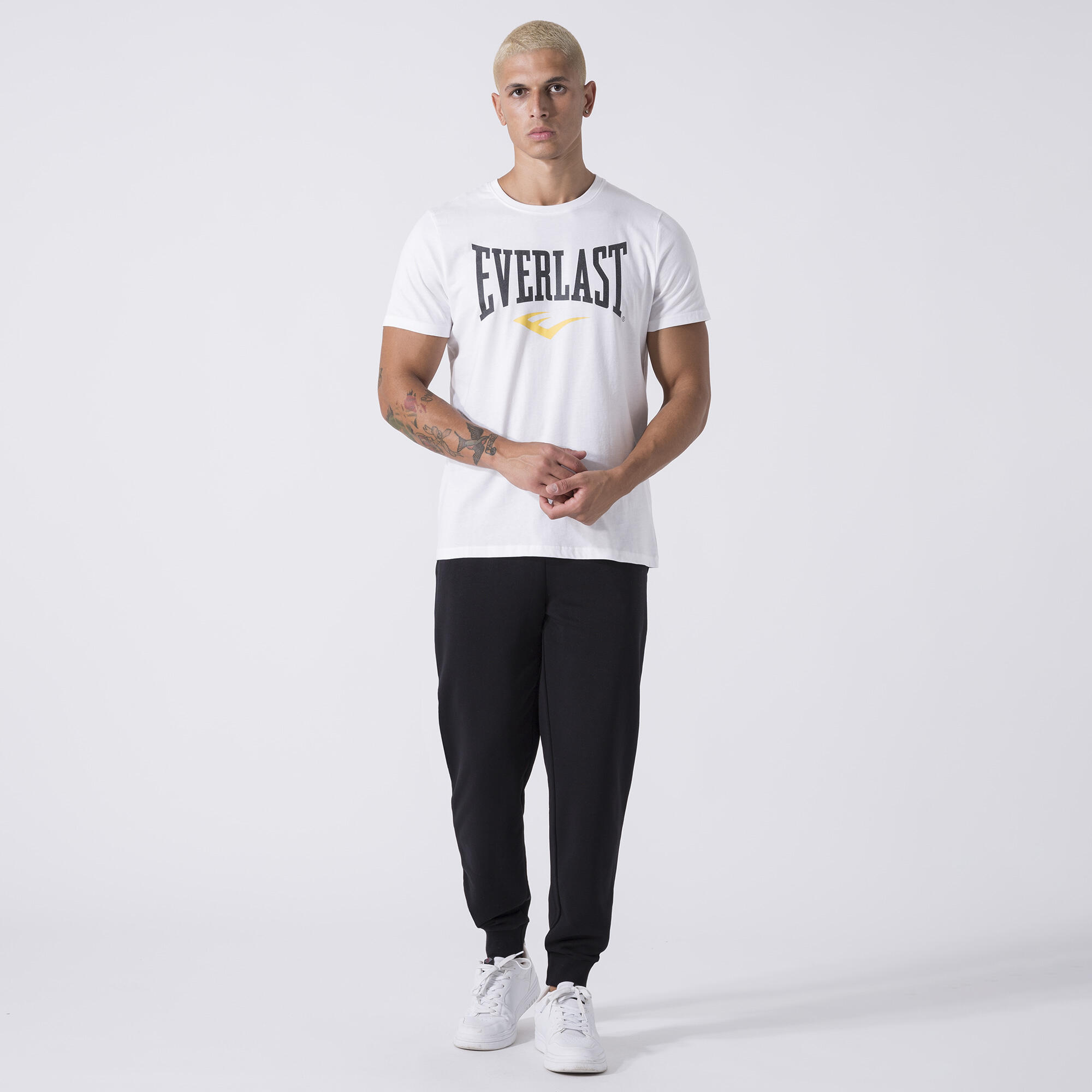 CAMISOLA ICONICA COM LOGOTIPO BRANCO CREME ALGODÃO 2/7