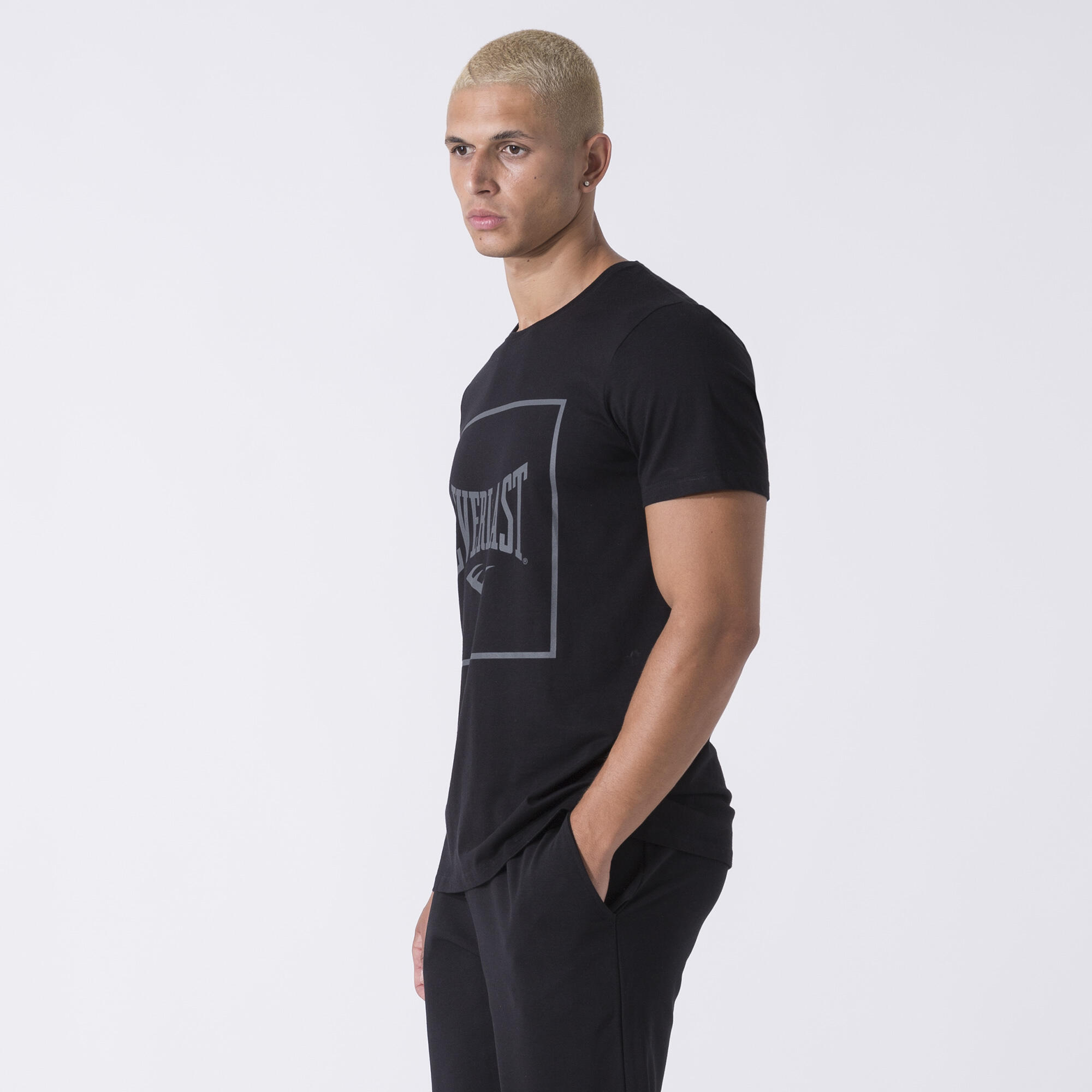 CAMISETA ICONICA CON GRÁFICA NEGRO ALGODÓN 2/7