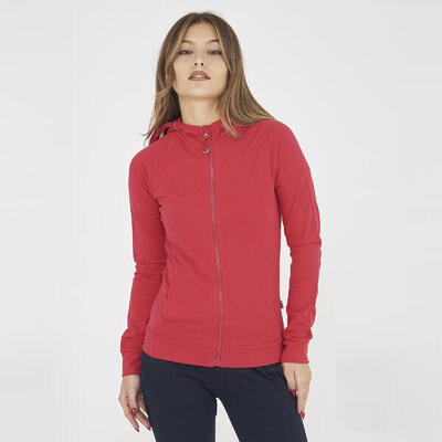 Felpa sportiva con zip DAIR viola