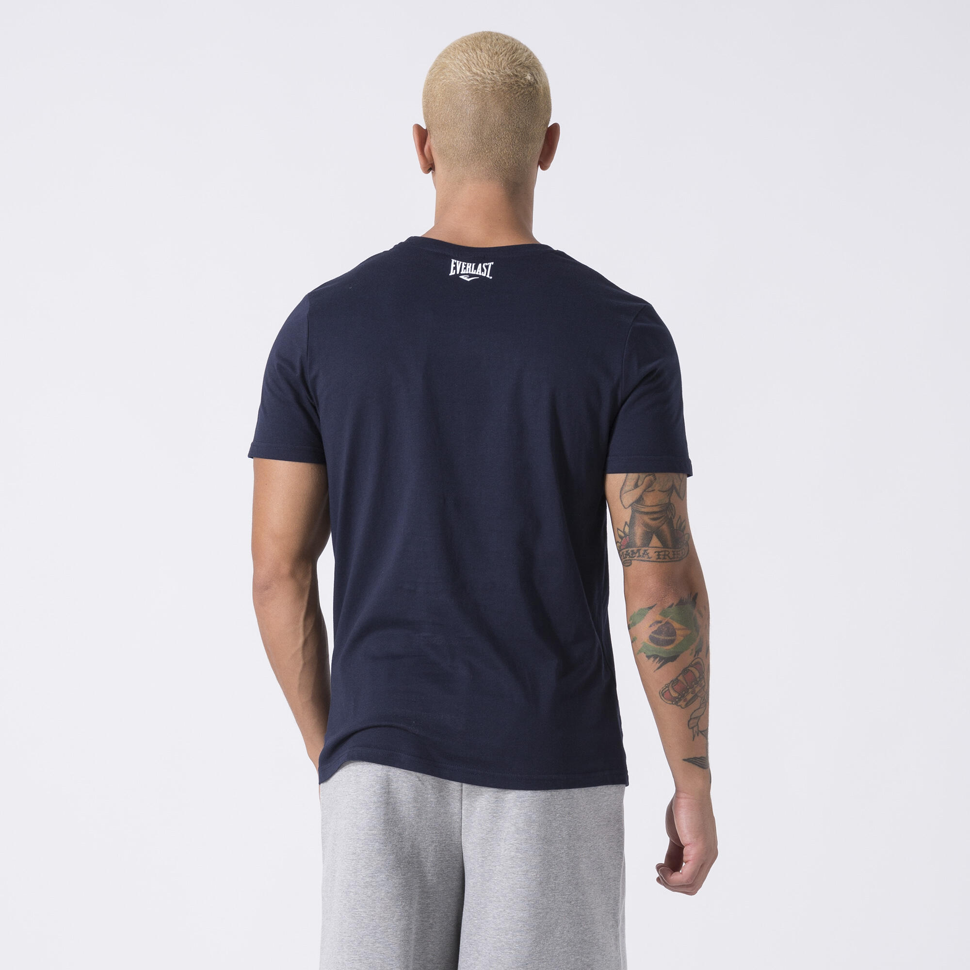 TEE-SHIRT ICONIQUE AVEC LOGO BLEU MARINE COTON 3/7