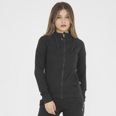 Felpa sportiva con zip DAIR viola