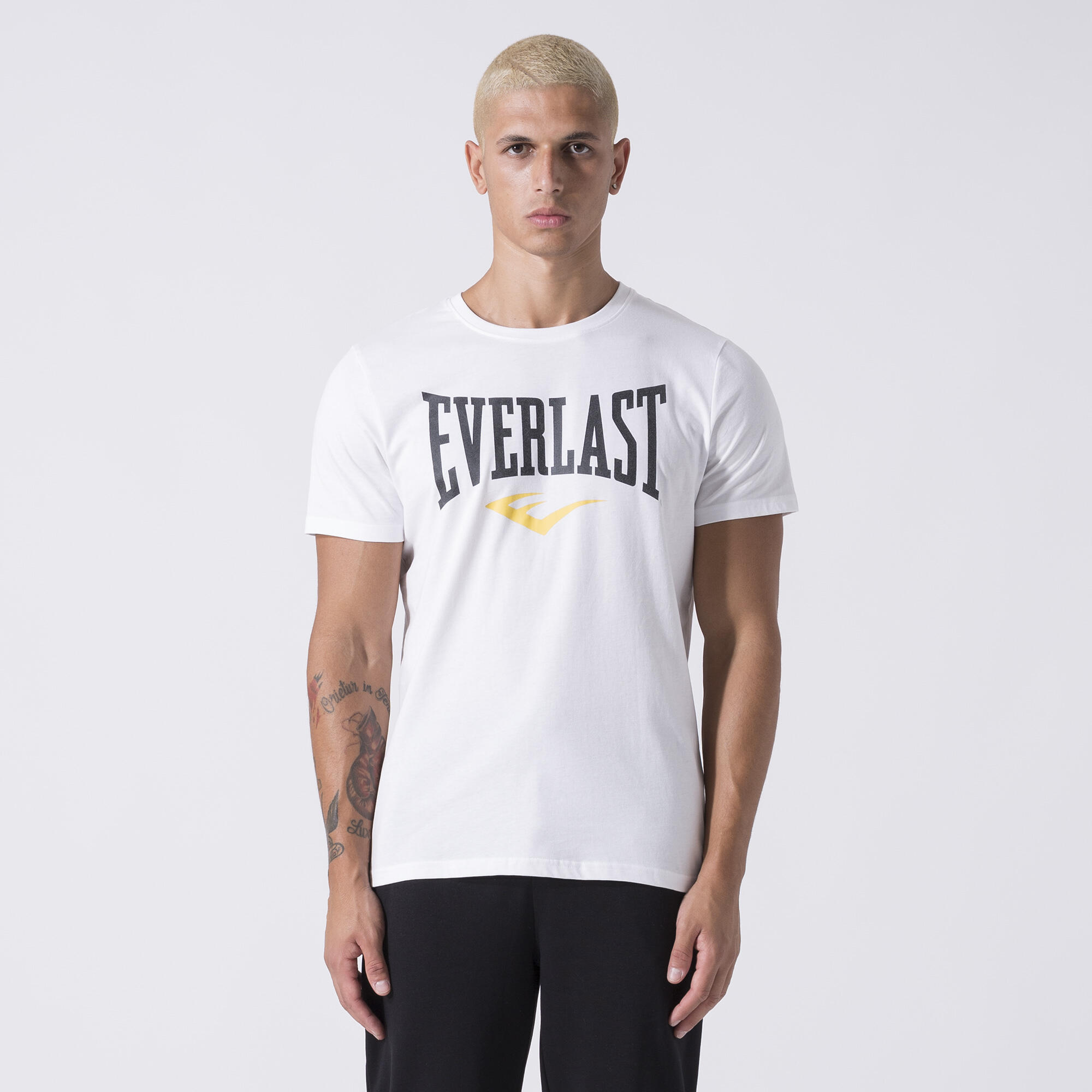 EVERLAST Camiseta icónica con logo OFF WHITE ALGODÓN