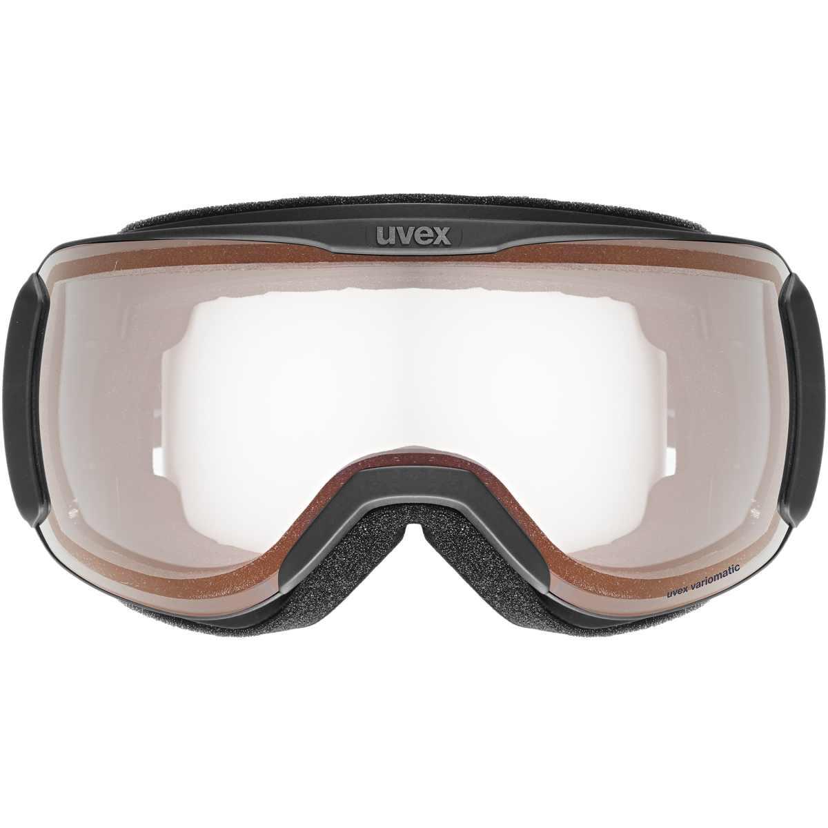 Masque uvex downhill 2100 V black m dl/red-clea 3/4