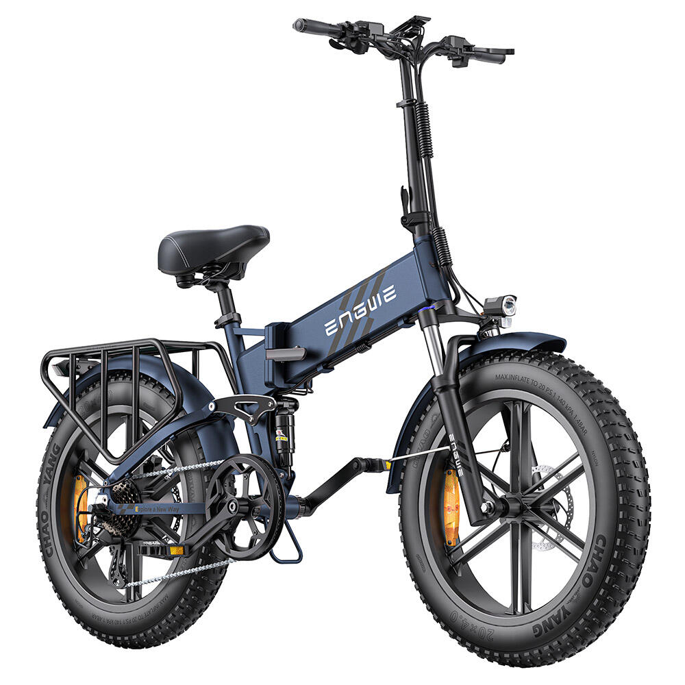 Engwe Engine Pro 2.0 Електрически велосипед - 20 Inch Tires 750W 52V16Ah - Syn