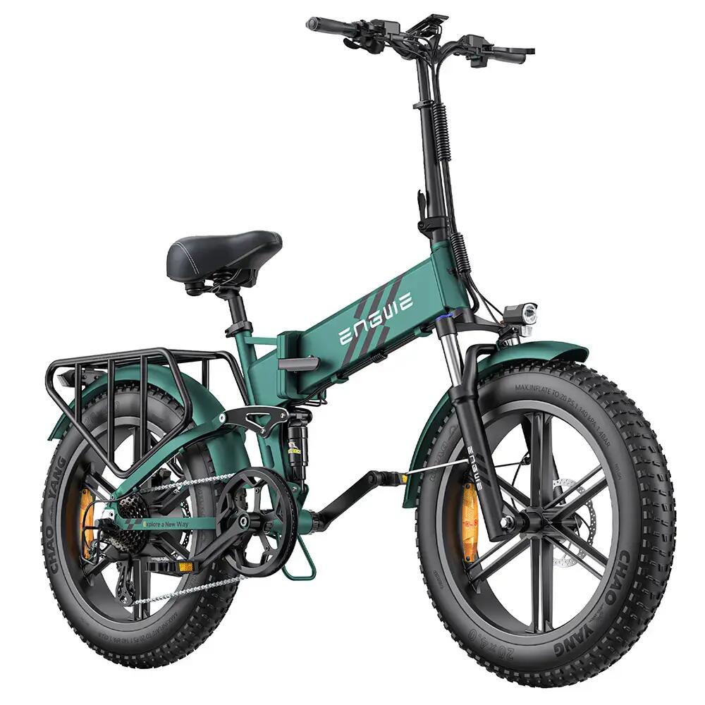 Engwe Engine Pro 2.0 Електрически велосипед - 20 Inch Tires 750W 52V16Ah - зелен