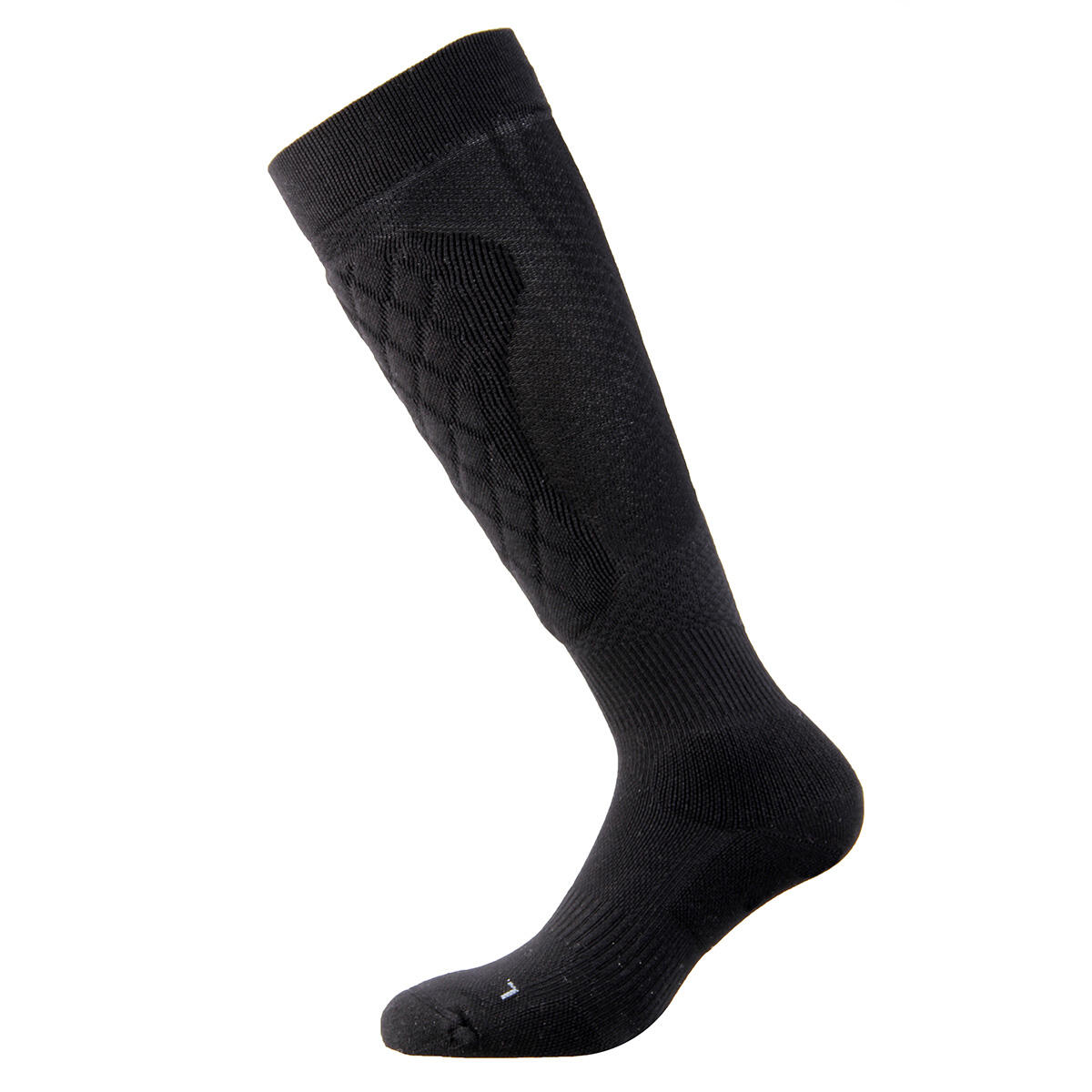 Chaussettes Crossfit adulte protège-tibias silicone éponge Kinesiotaping noir 3/7