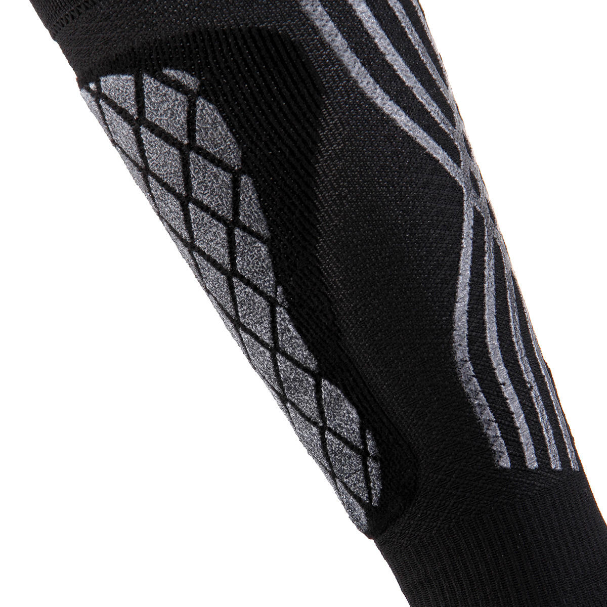 Crosstraining sokken Volwassen en gym polka dots Scheen- en Zwart 2/7
