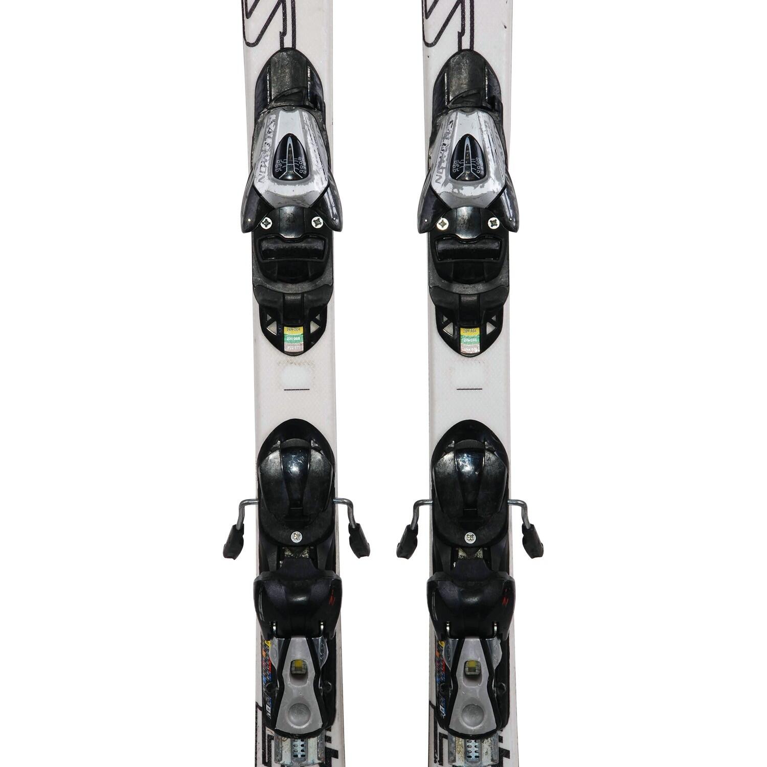 RECONDITIONNE - Ski Junior Salomon 24 Hours + Fixations 3/4