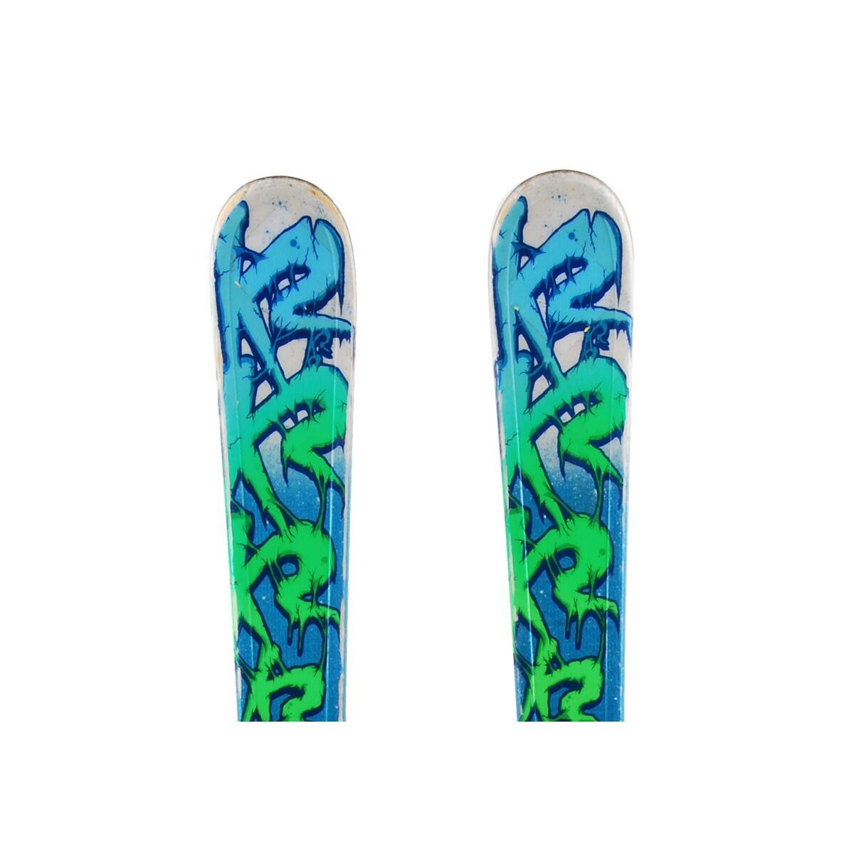 RECONDITIONNE - Ski Junior K2 Indy Yeti + Fixations - CORRECT 2/4