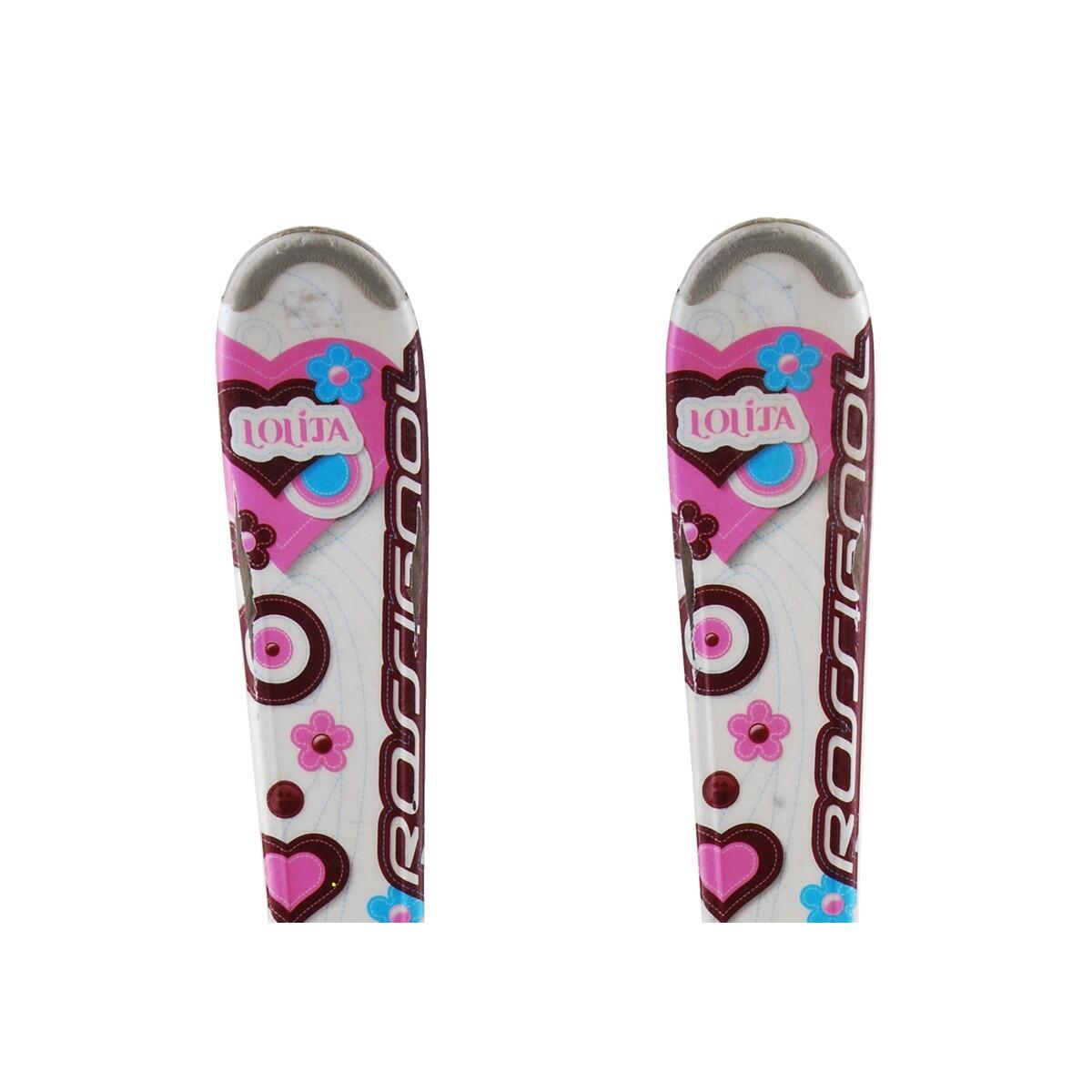 RECONDITIONNE - Ski Junior Rossignol Lolita + Fixations 2/4