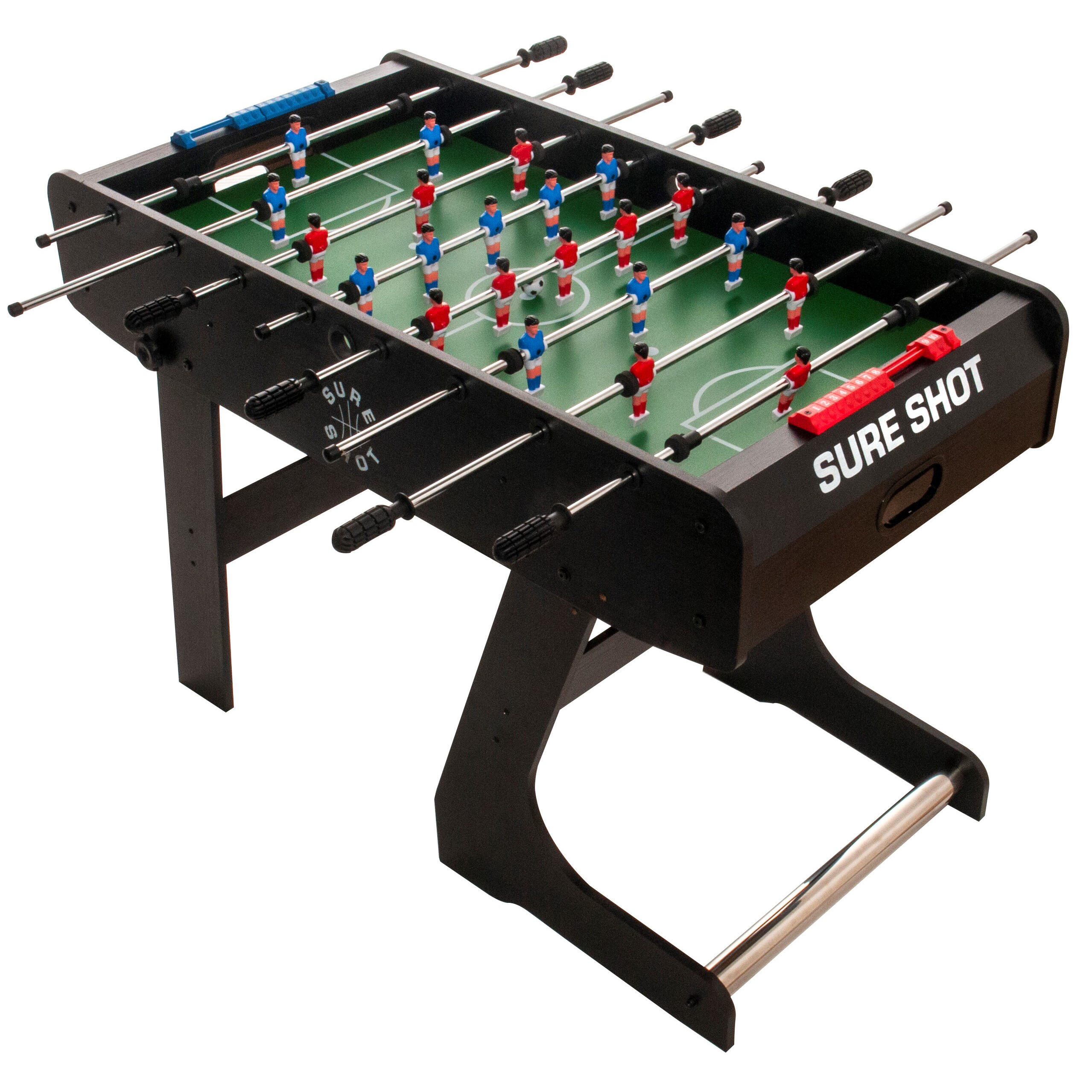 SURE SHOT 4 FOOT FOLDING FOOTBALL TABLE 2/4