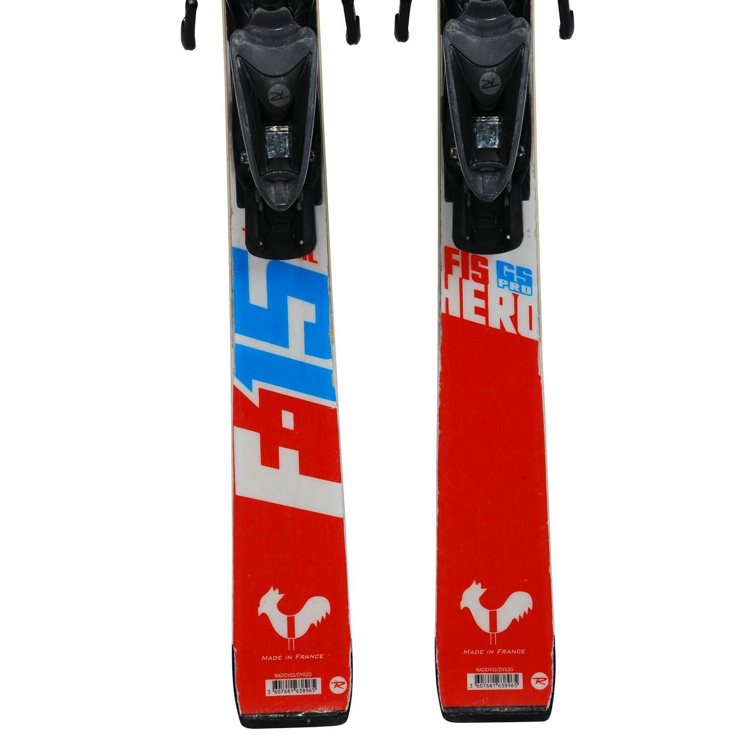 RECONDITIONNE - Ski Junior Rossignol Hero Fis Gs Pro + Fixations 4/4