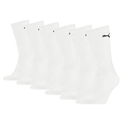 6 Paar Puma Socken Cush Crew Sportsocken Tennis Socken Gr. 35 - 46 Unisex