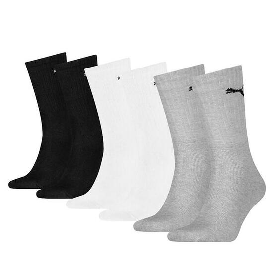 6 Paar Puma Socken Cush Crew Sportsocken Tennis Socken Gr. 35 - 46 Unisex