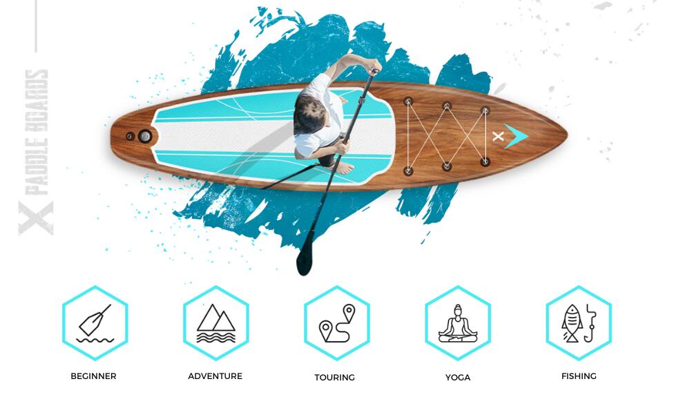 SUP gonfiabile Riviera 11' Pack,completo 4/6