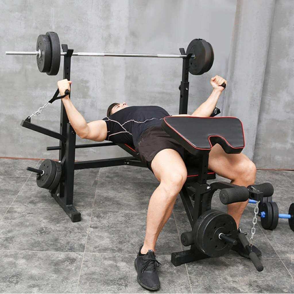 Panca Multifunzione con Barbell Squat Rack FF 7/7