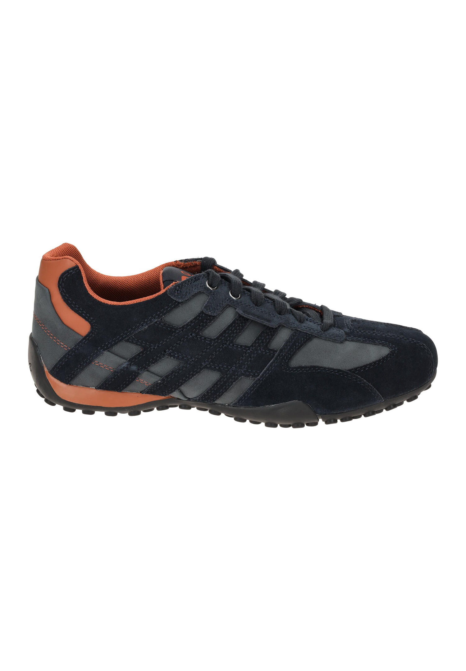Geox UOMO SNAKE A -  Herren Leder Sneaker U4507 A 022EK blau 7/7