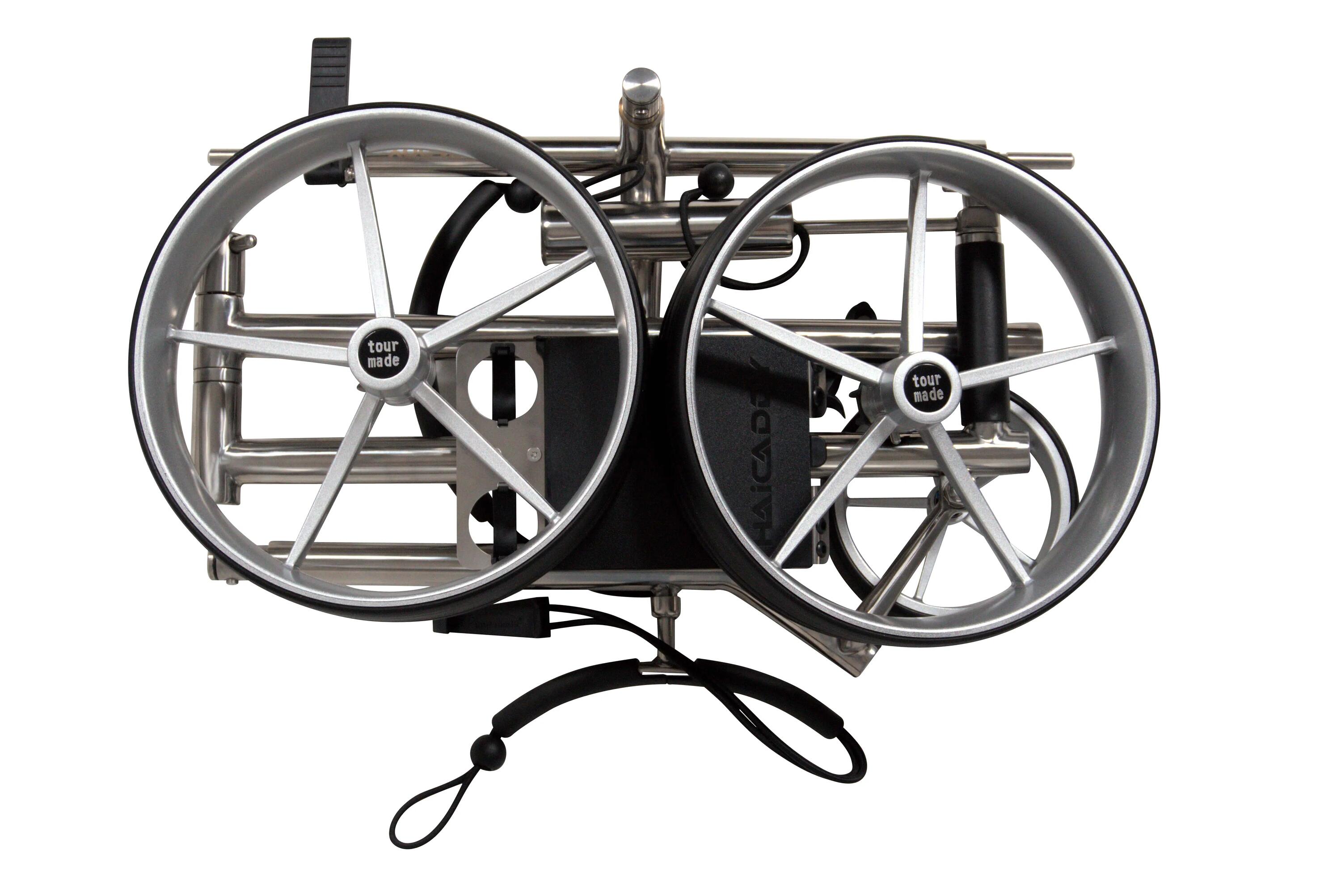 Tour Made Haicaddy® HC3X Chariot de golf en acier inoxydable Push 6/7