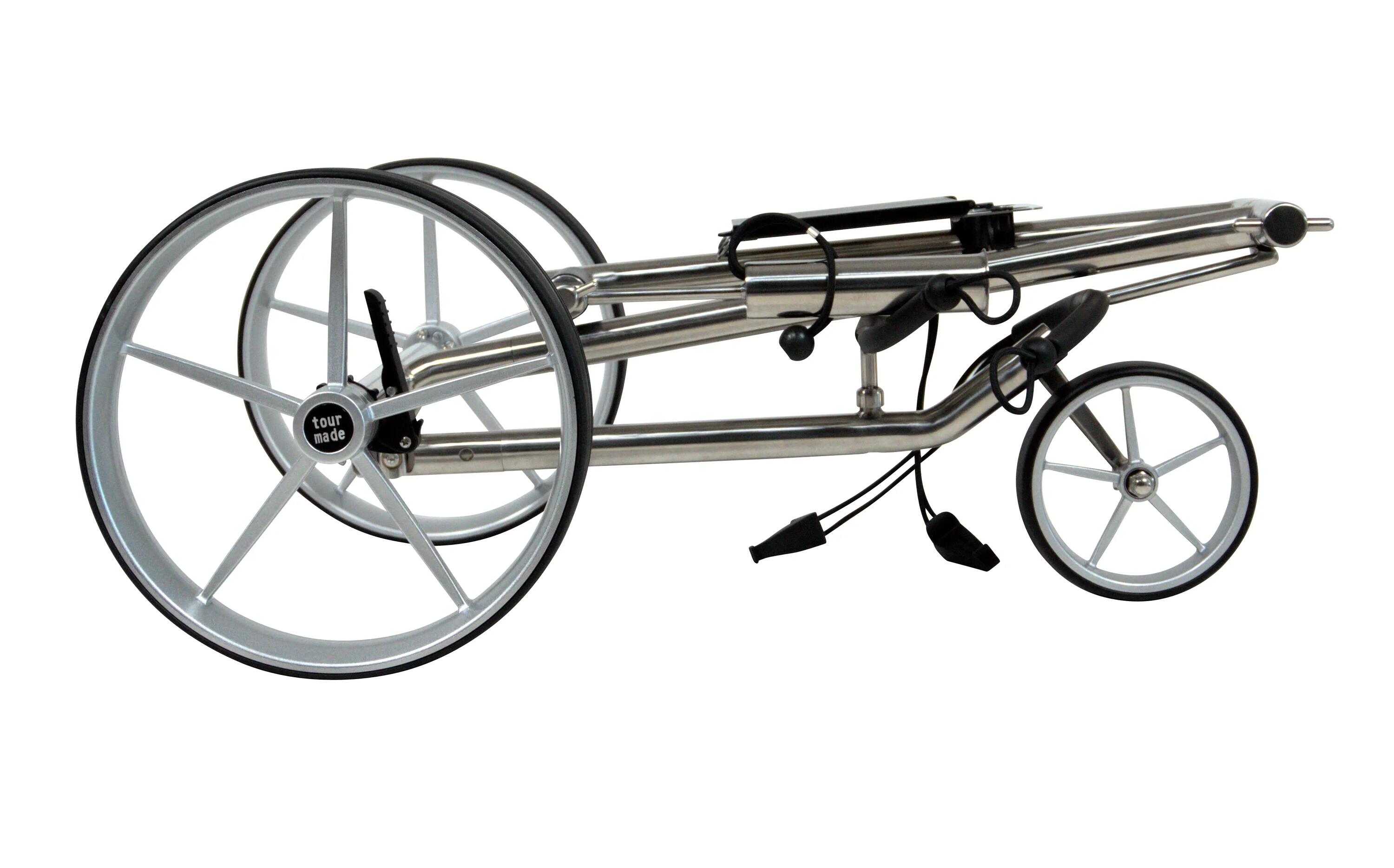 Tour Made Haicaddy® HC3X Chariot de golf en acier inoxydable Push 4/7