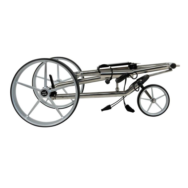 Tour Made Haicaddy® HC3X Chariot de golf en acier inoxydable Push