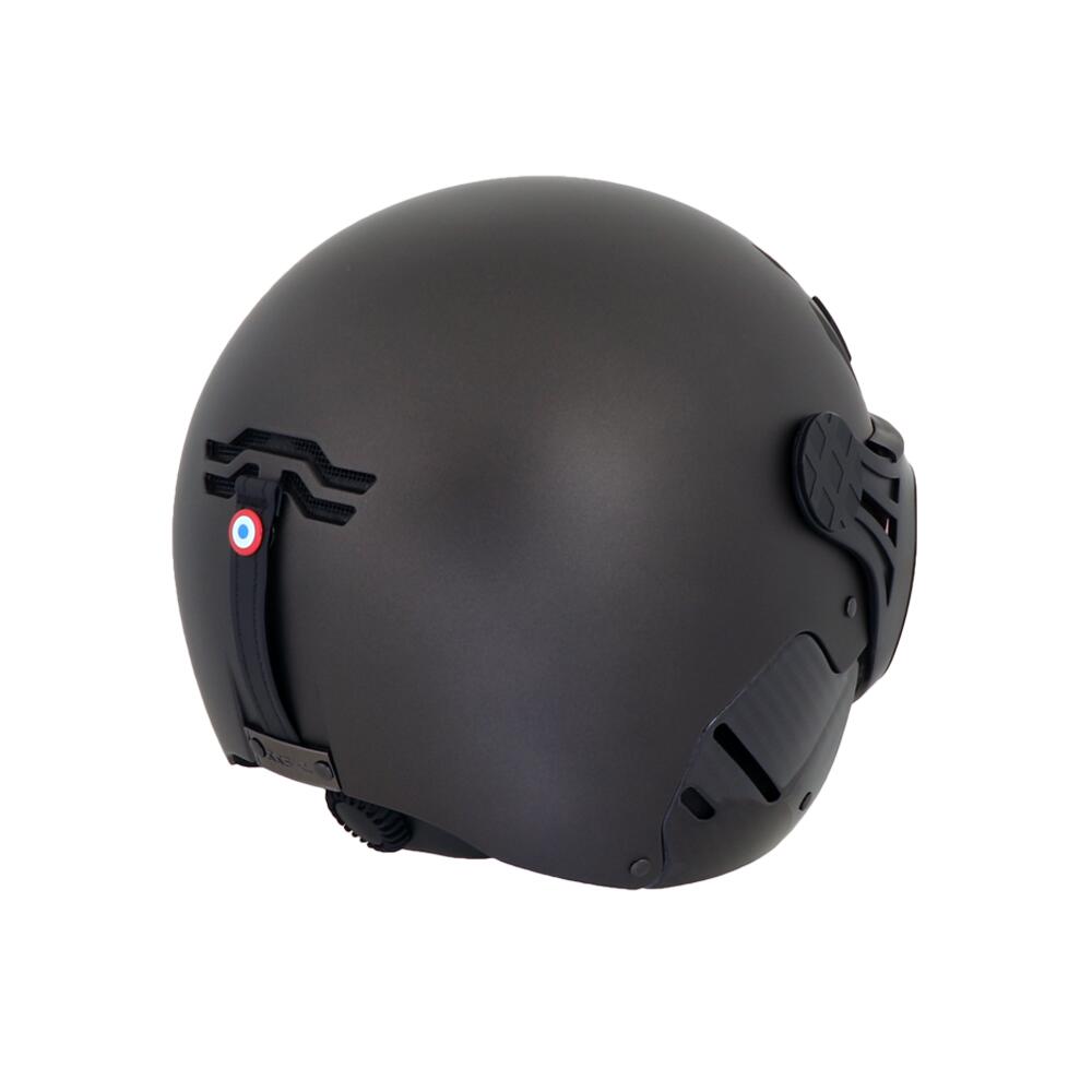 CASQUE FRANCAIS MAJOR CARBONE VISIERE GRAPHITE. 6/6