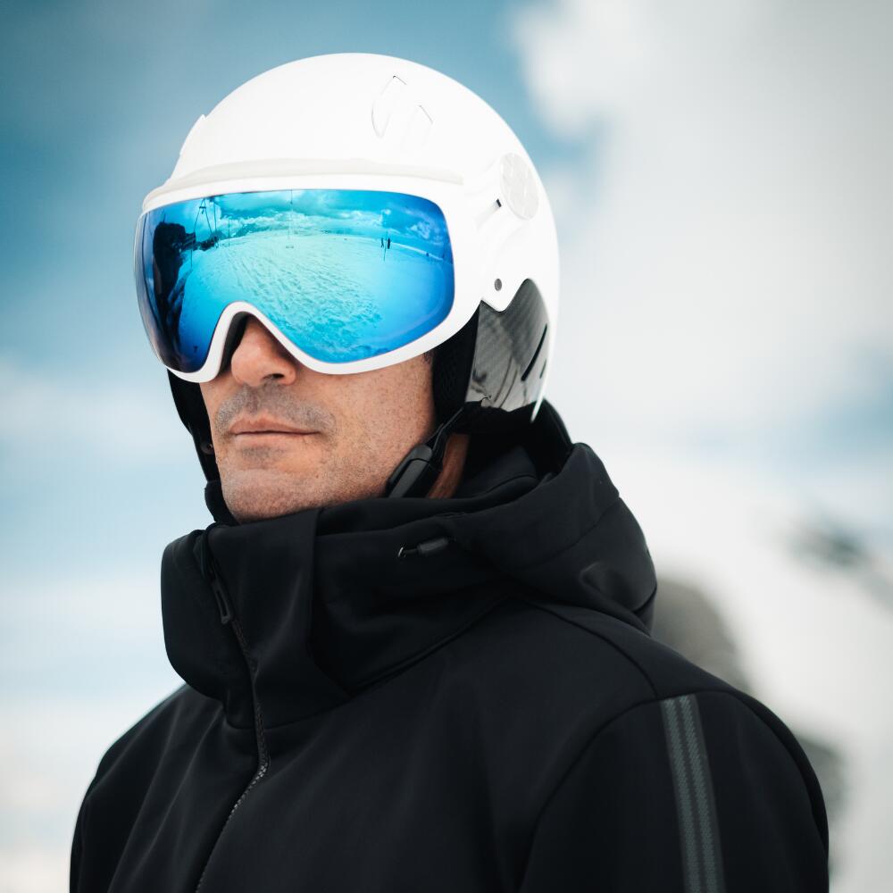 MAJOR helmet with visor FRANCE BLANC GLACIER 4/6
