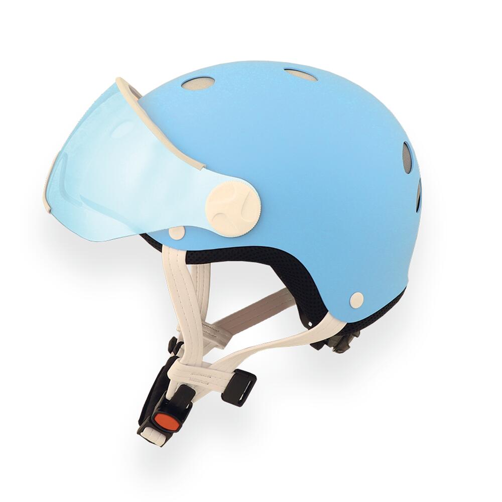 CASQUE VELO CITY Color visière BLUE LAGOON 5/6