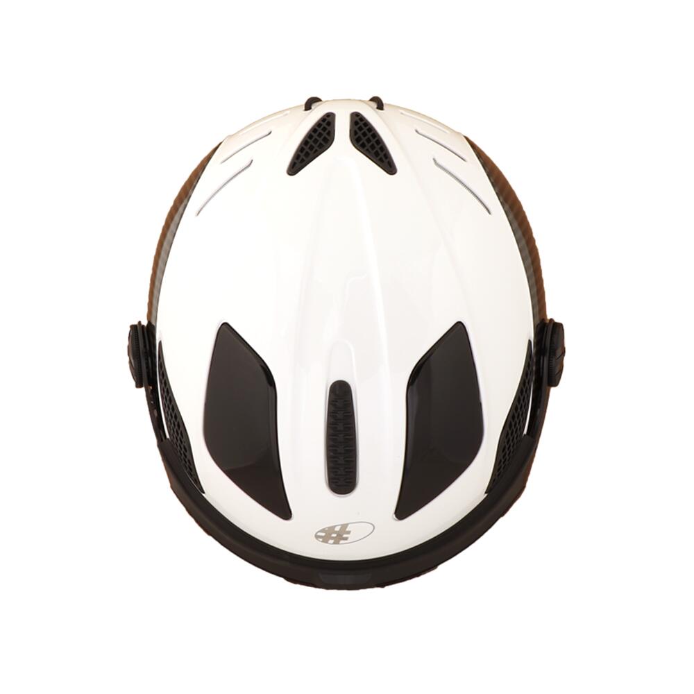 CASQUE VISIERE LOUNA II VENTURY CARBON WHITE 5/6