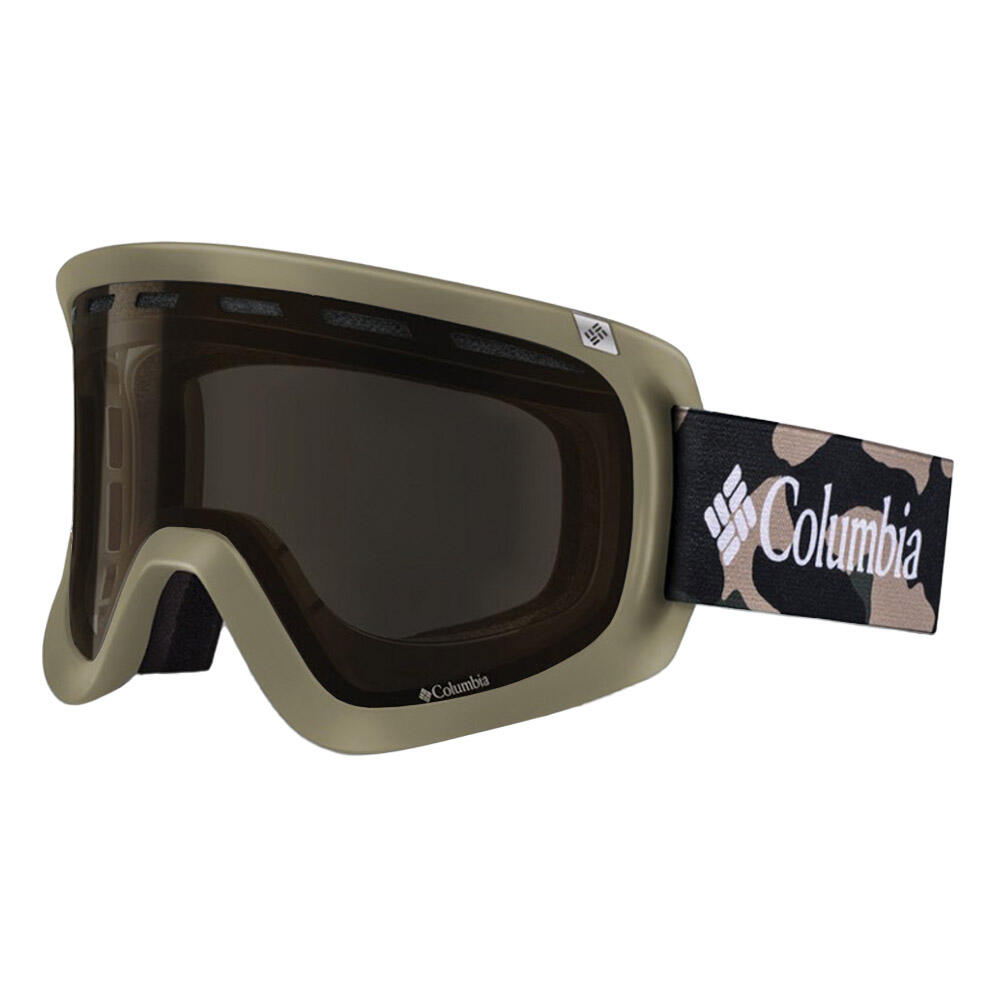 Columbia - Upshoot C1 Lunettes De Ski Unisexes - Mod Camo Stone/dark Smoke - Masque De Ski - Gris|vert - No Size - Decathlon