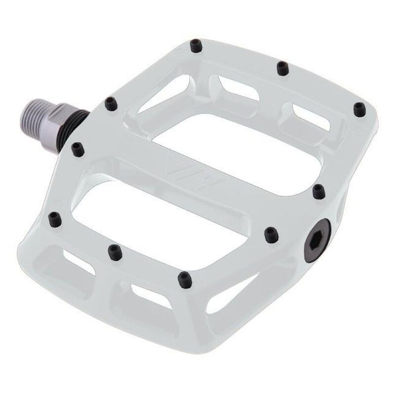 DMR Pédale de VTT à plateforme V12, blanche