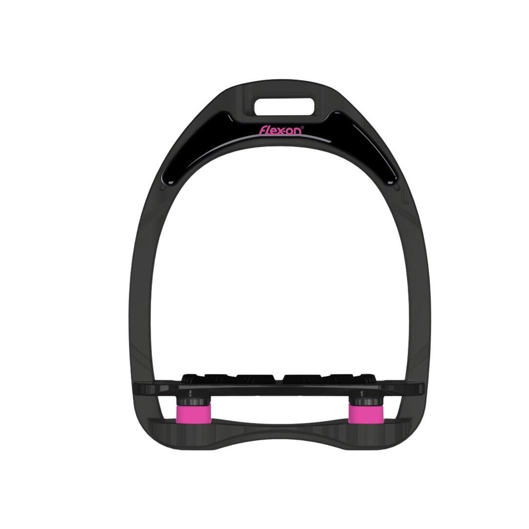 Stivaletti in alluminio Plat Grip Nero/Nero/Rosa Flex-On 1/1