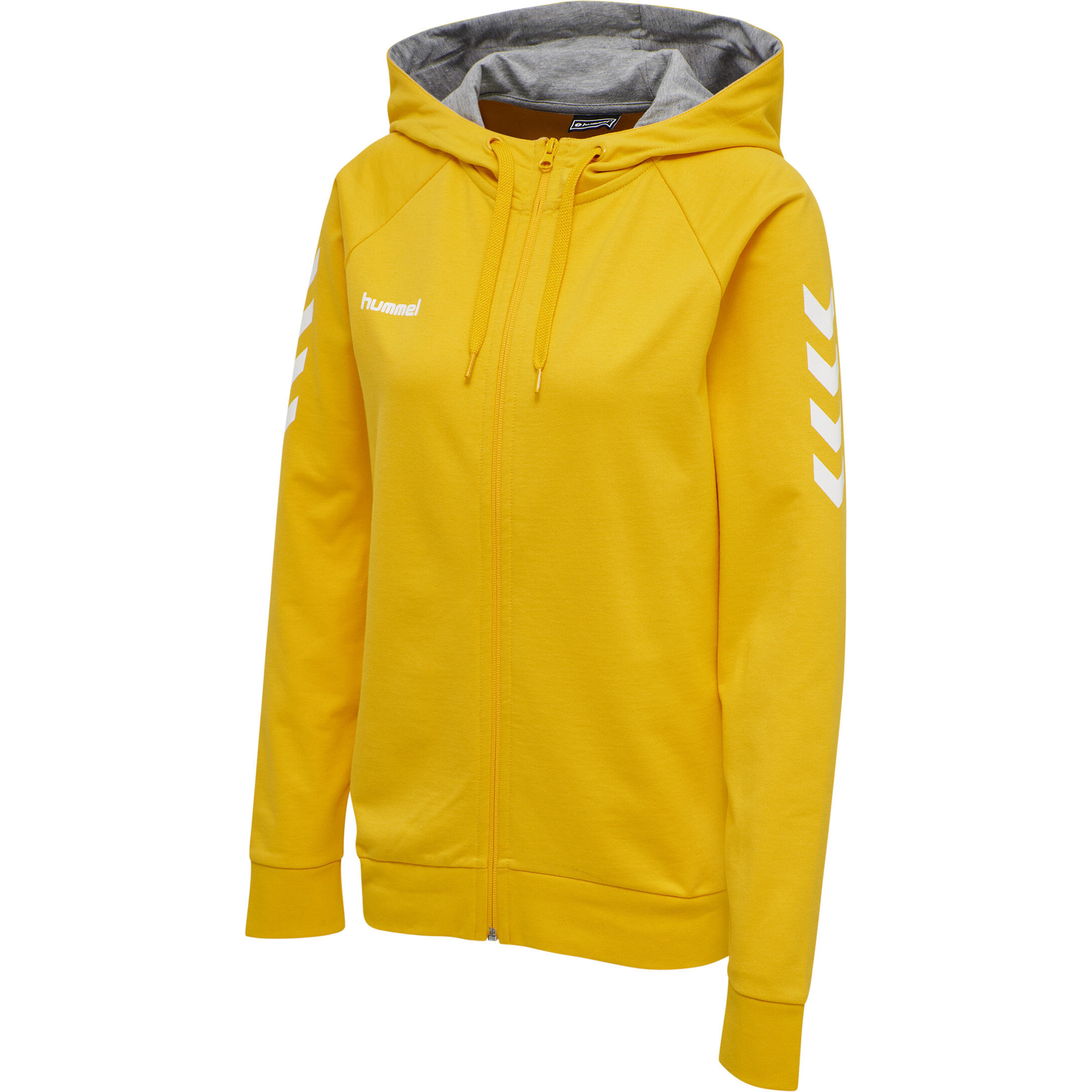 Giacca zip a donna con cappuccio Hummel hmlGO cotton 7/7