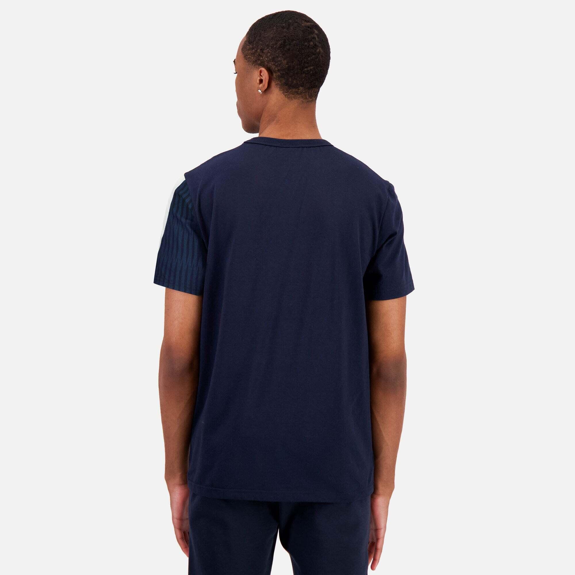Camiseta de manga curta para Homem Le coq sportif Heritage Azul 6/6