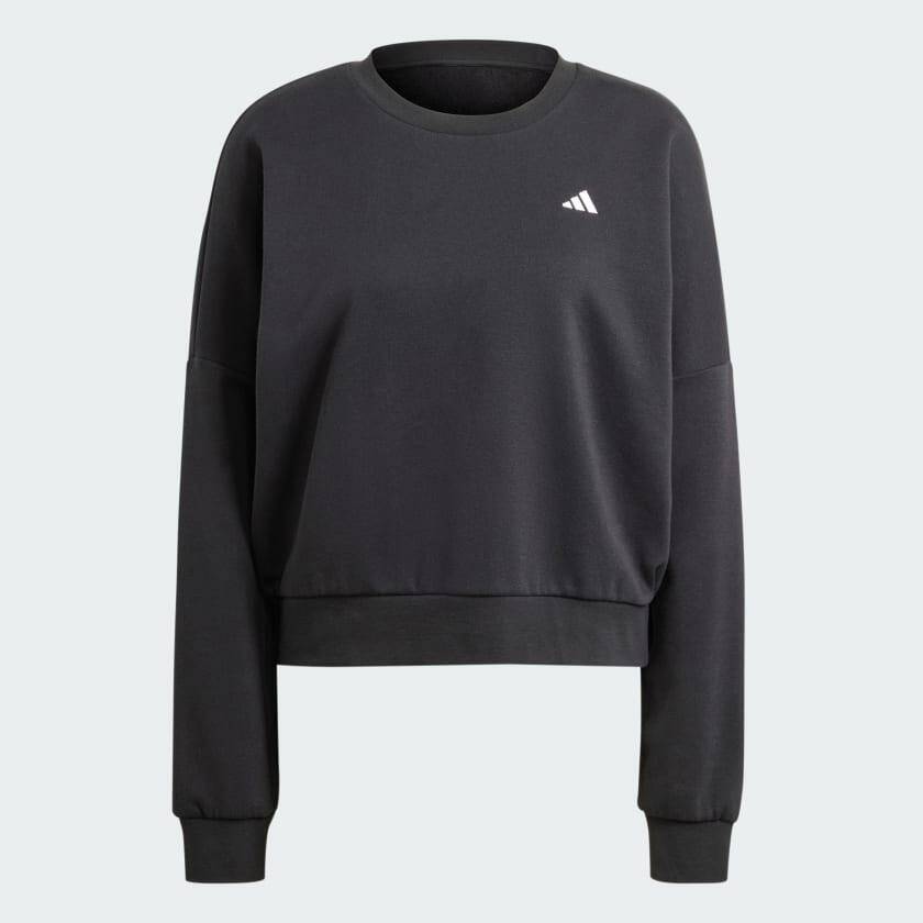 Adidas W SL FC SWT Women Sports Sweatshirts Black -  1