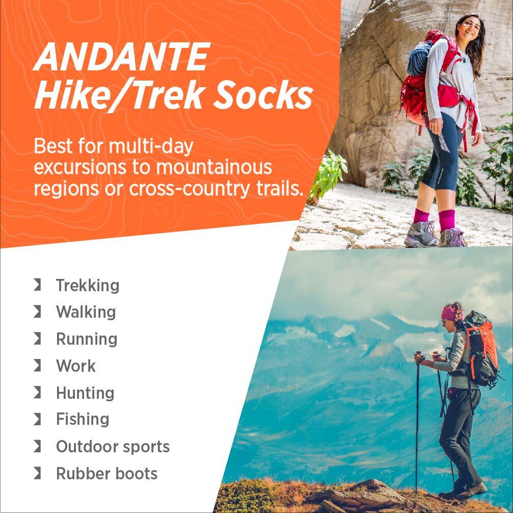Calzini da trekking termici invernali da neve merino alpaca da uomo e da donna 5/7
