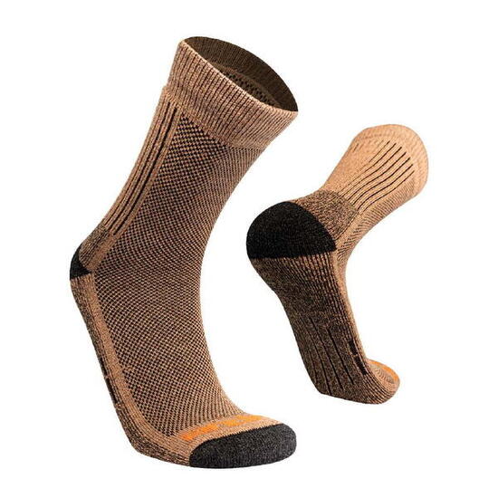 Alpaka Merino Wandersocken: ANDANTE Gepolsterte Trekking Thermosocken Unisex.