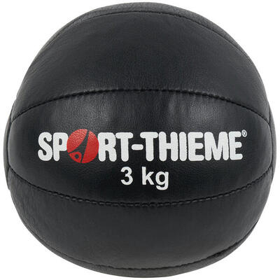 Medizinball Schwarz 3 kg 22 cm Gymnastik Unisex Schwarz
